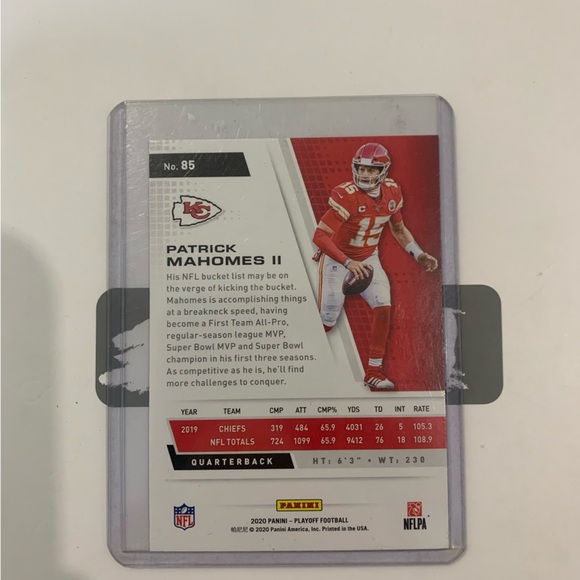 Patrick Mahomes Kansas City Cheifs - Picture 2 of 2